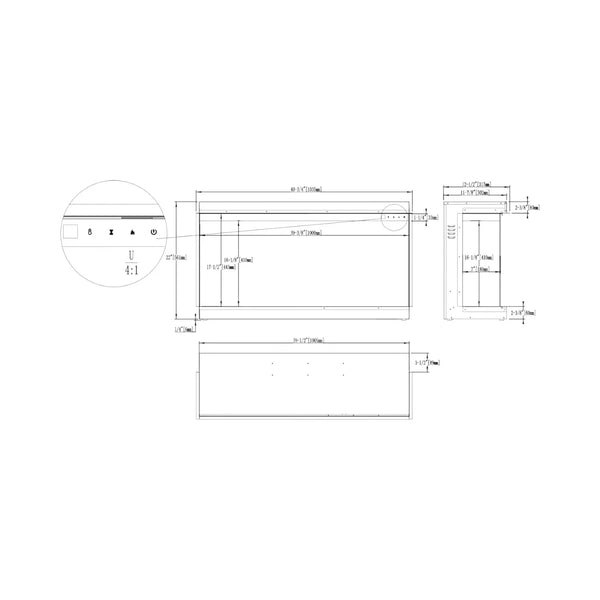 Aflamo Superb 40 Elektrischer Kamin