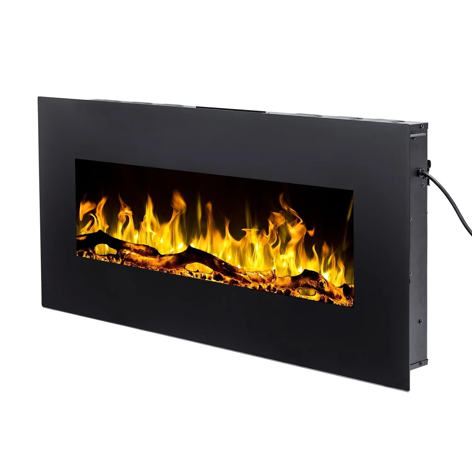 Albion 110 cm Wandkamin mit Elektrobetrieb – Ohne Heizfunktion