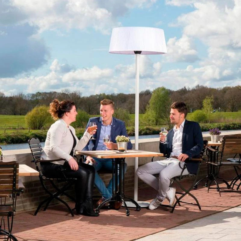 Artix stehende weiß 2100 Watt Terrassenheizung