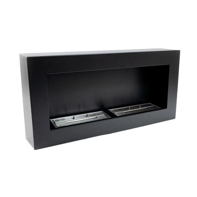 Großer Wandkamin - Schwarz