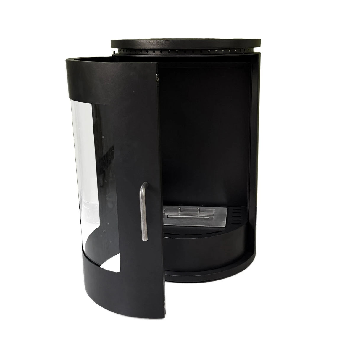 Richmond Wandkamin – Schwarzer Bioethanol-Ofen