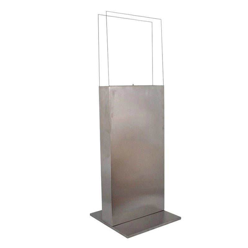 Bio-Standkamin mit Glasfront