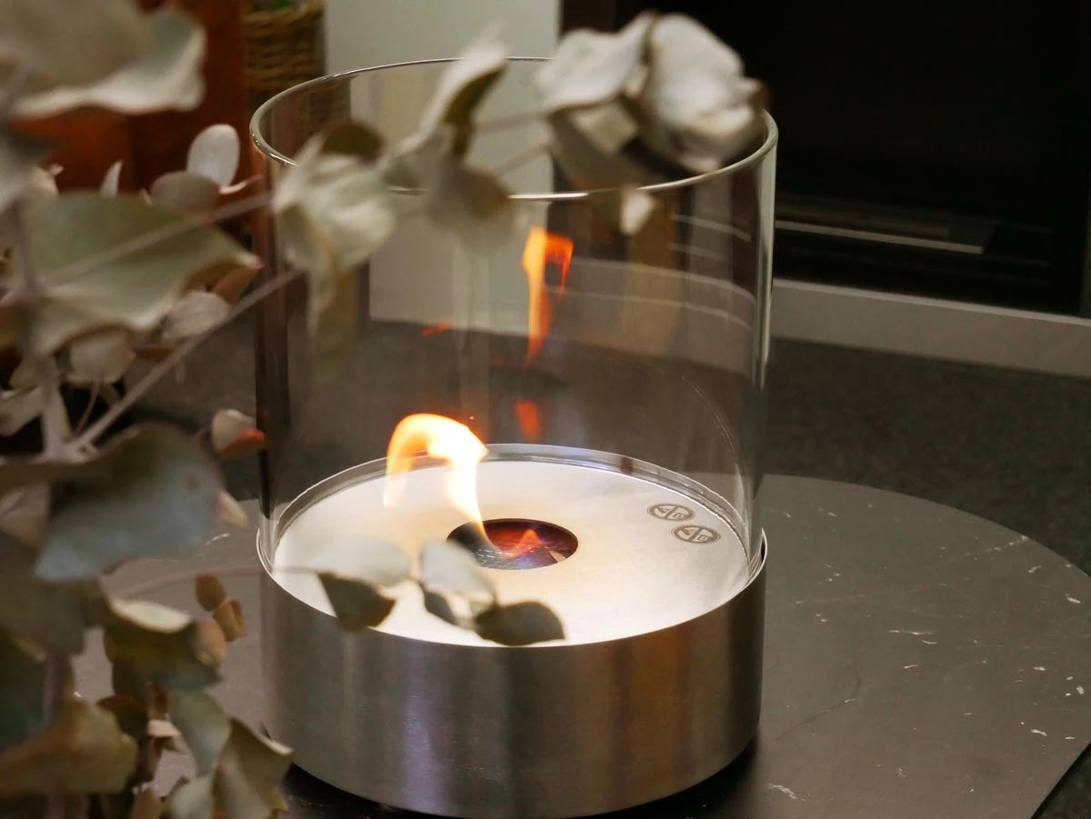Southwark Runder Tisch-Bioethanol-Kamin - Stahl