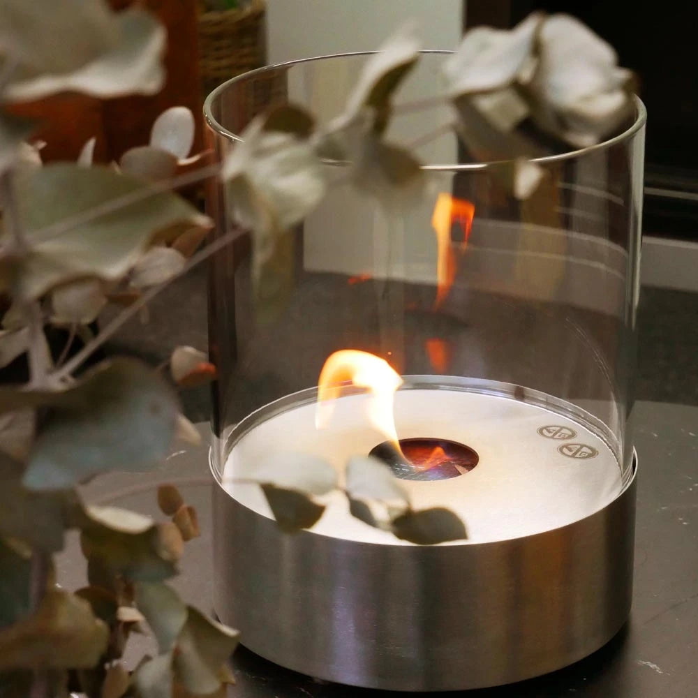 Southwark Runder Tisch-Bioethanol-Kamin - Stahl