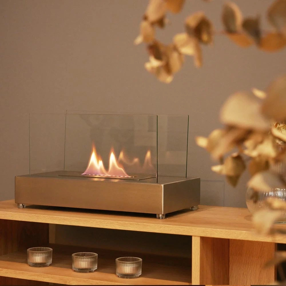Lambeth Tisch-Bioethanol-Kamin - Stahl