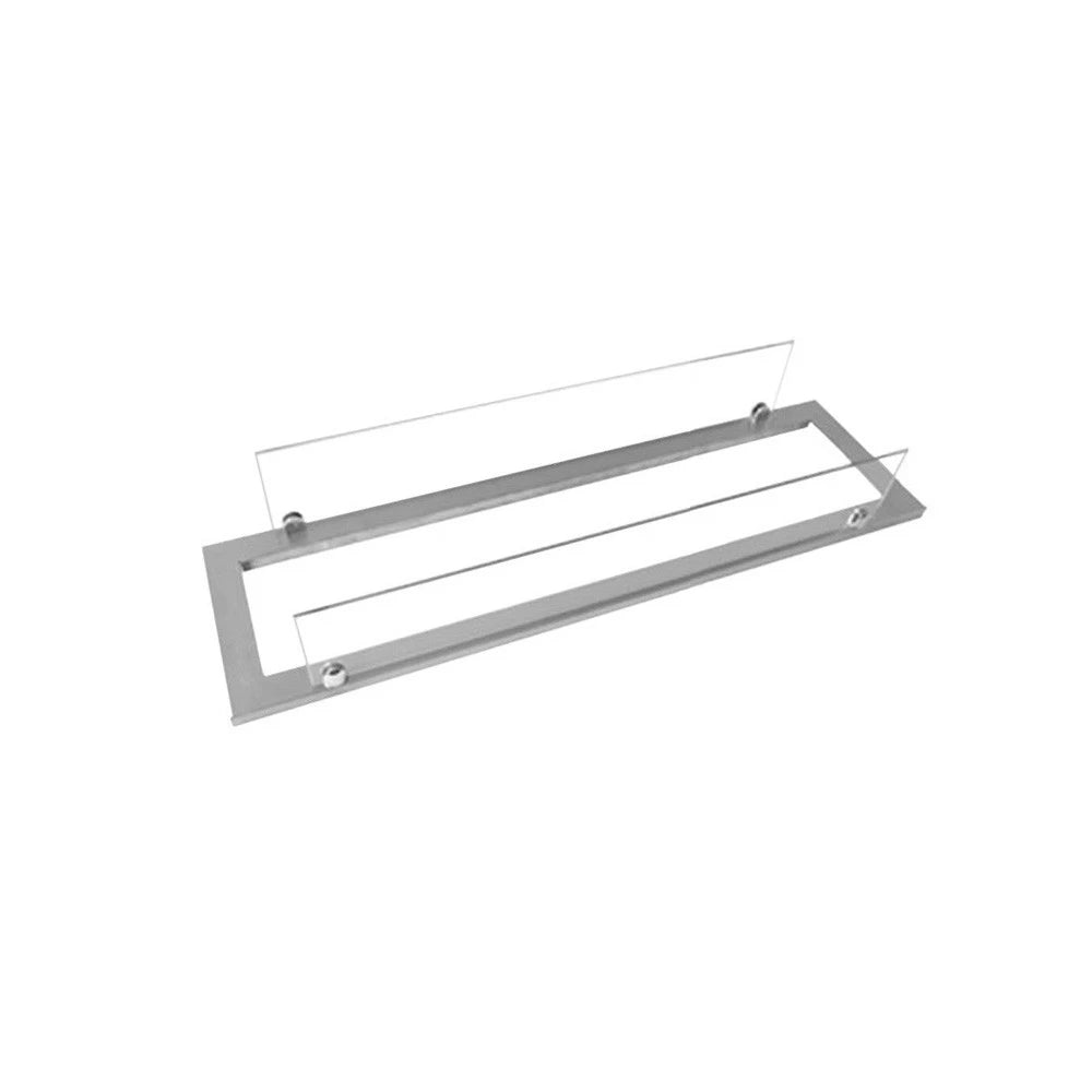 Stahlrahmen mit Glas für 60 cm Feuerraum