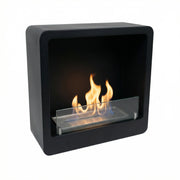 Quadratischer Wandkamin