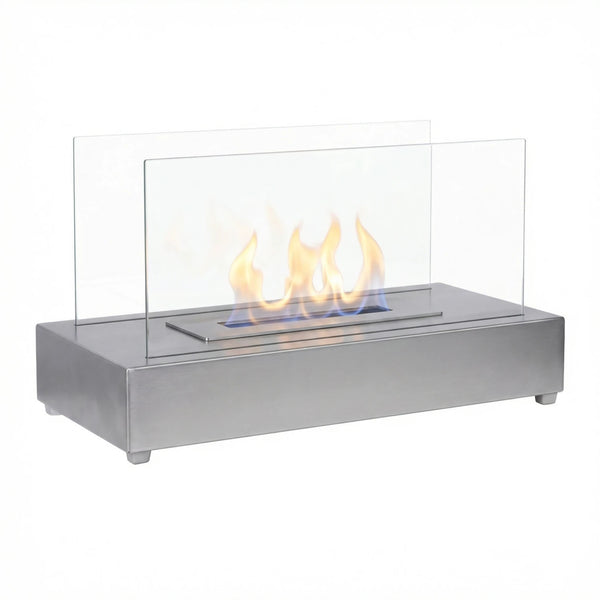 Lambeth Tisch-Bioethanol-Kamin - Stahl