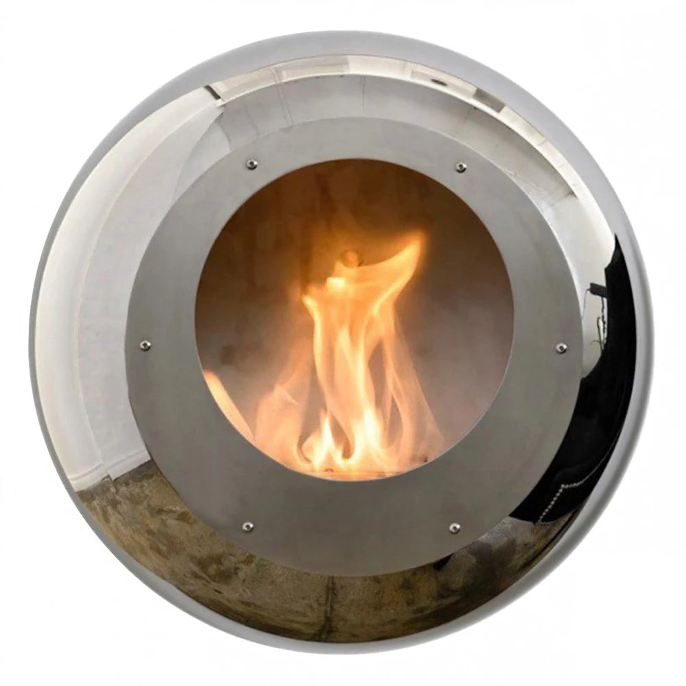Cocoon Terra Ethanol Kamin neben dem Sofa