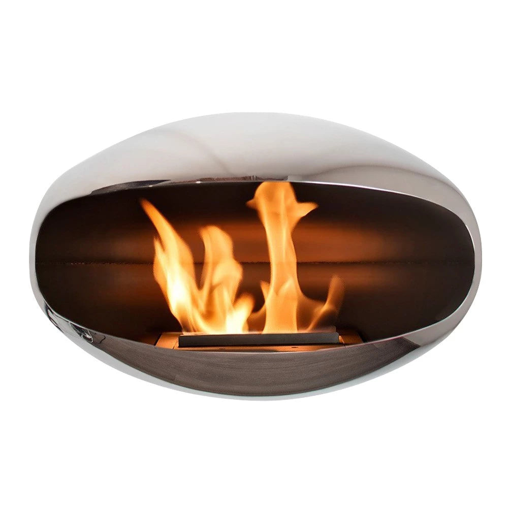 Cocoon Shell polierter Stahl