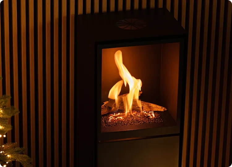 Bioethanol-Kamin Dekoration