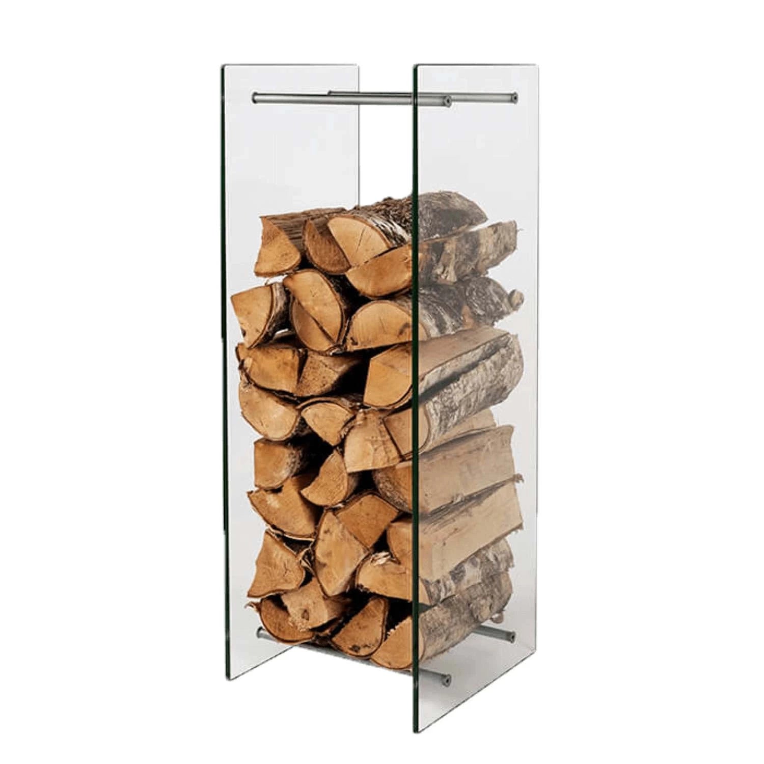 Brennholzregal aus Glas – 140
