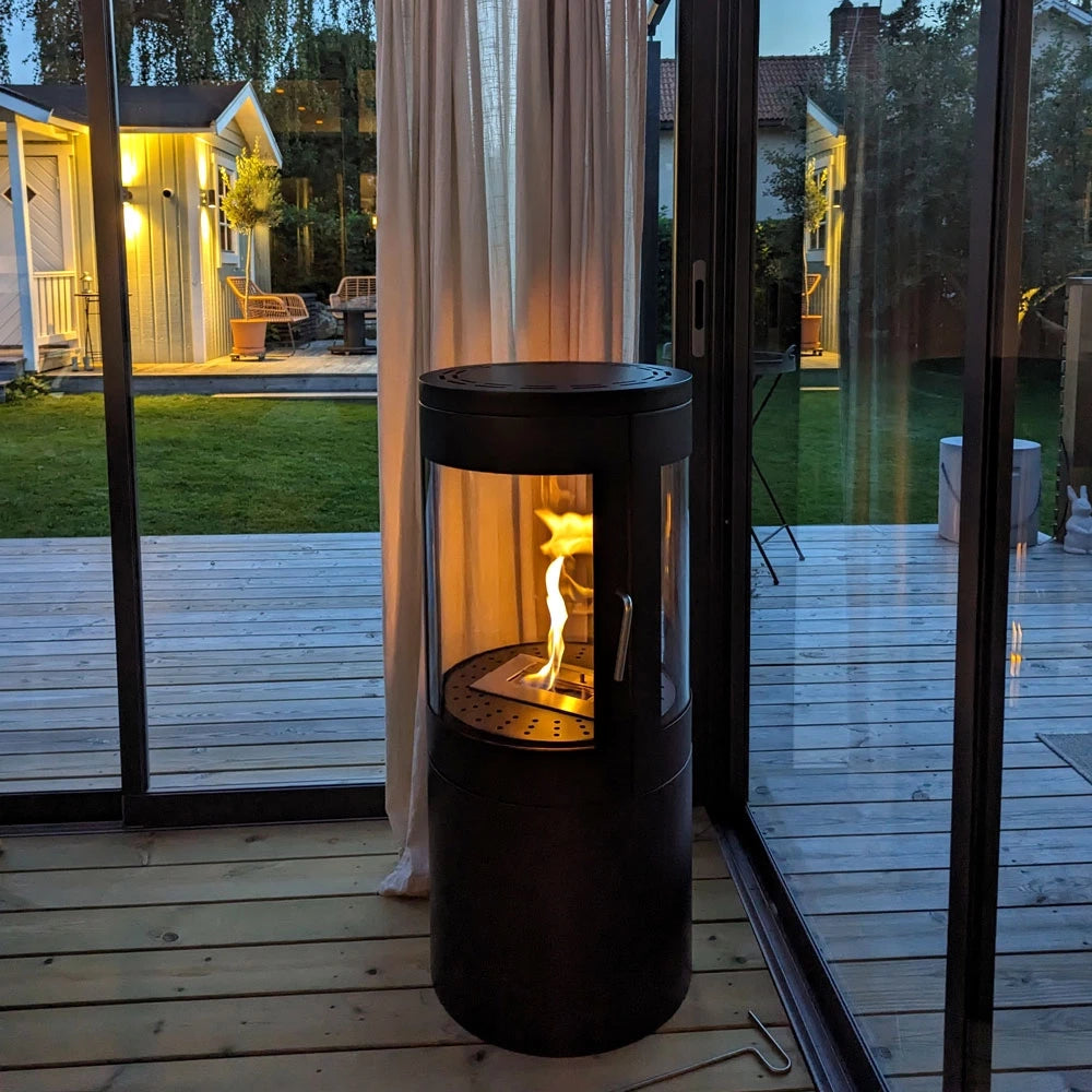 Ethanolkamin für den Wintergarten zur zusätzlichen Wärme