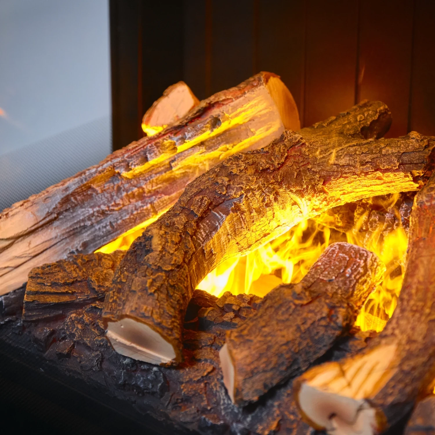 Mapleton 100 – freistehender Wasserdampf-Kamin aus Gusseisen