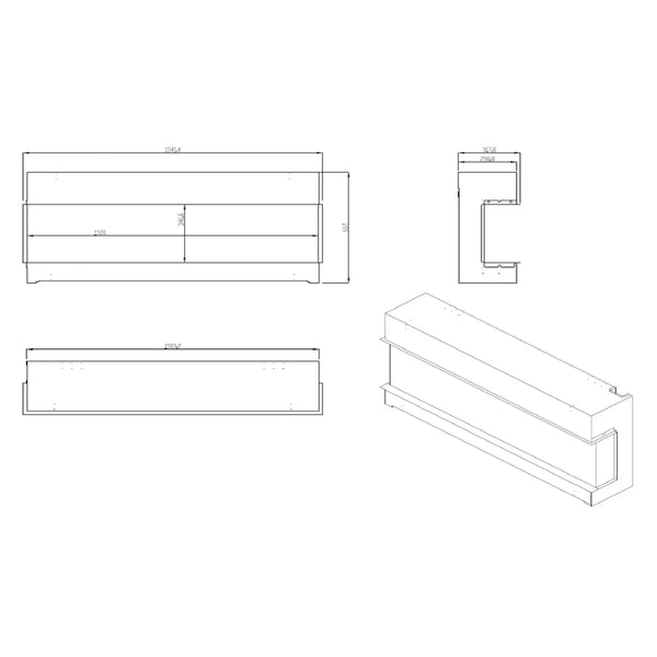 Vivente Plus 150 - Einbau-Elektrokamin