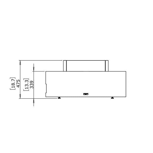 Ark 40 - Graphite Bioethanol Fire Pit