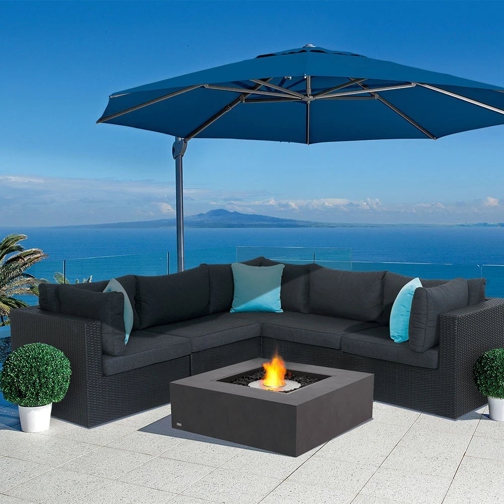 Base 40 - Graphite Bioethanol Fire Pit