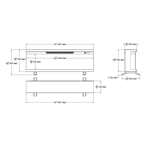 Unity 107 Elektrischer Kamin