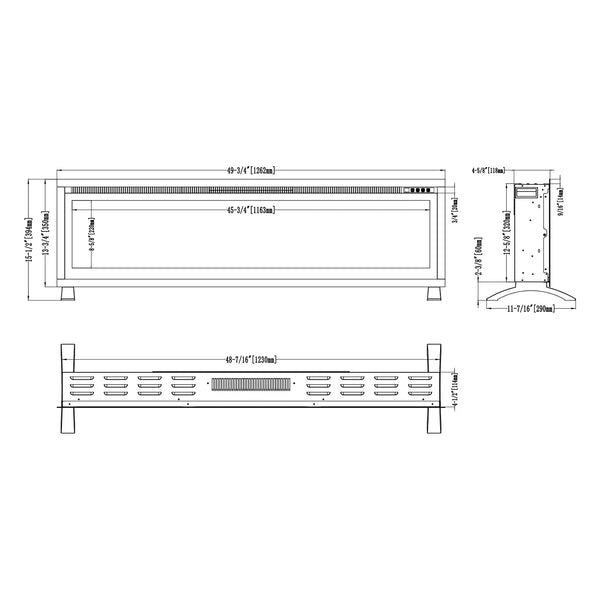 Regal 126 Elektrischer Kamin