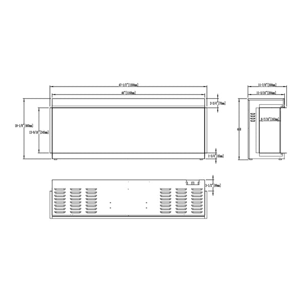 Solis 120 Eingebauter Elektrischer Kamin