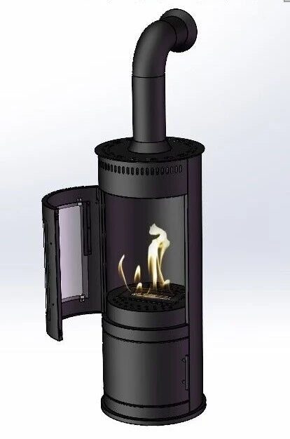 Falscher Schornstein für Bioethanol Ofen – Klein