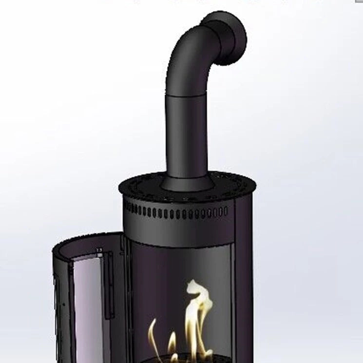 Falscher Schornstein für Bioethanol Ofen – Klein