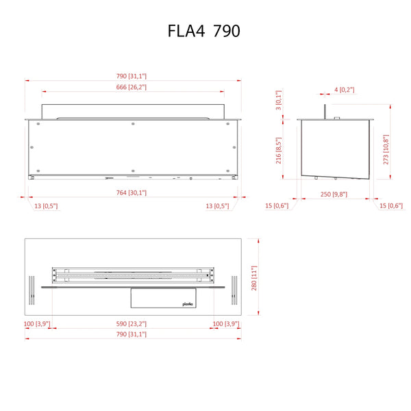 FLA4 790 - Automatischer Bioethanol Brenner