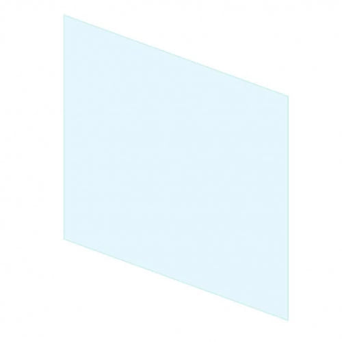 Komplettes Glas auf einer Seite 1200 mm