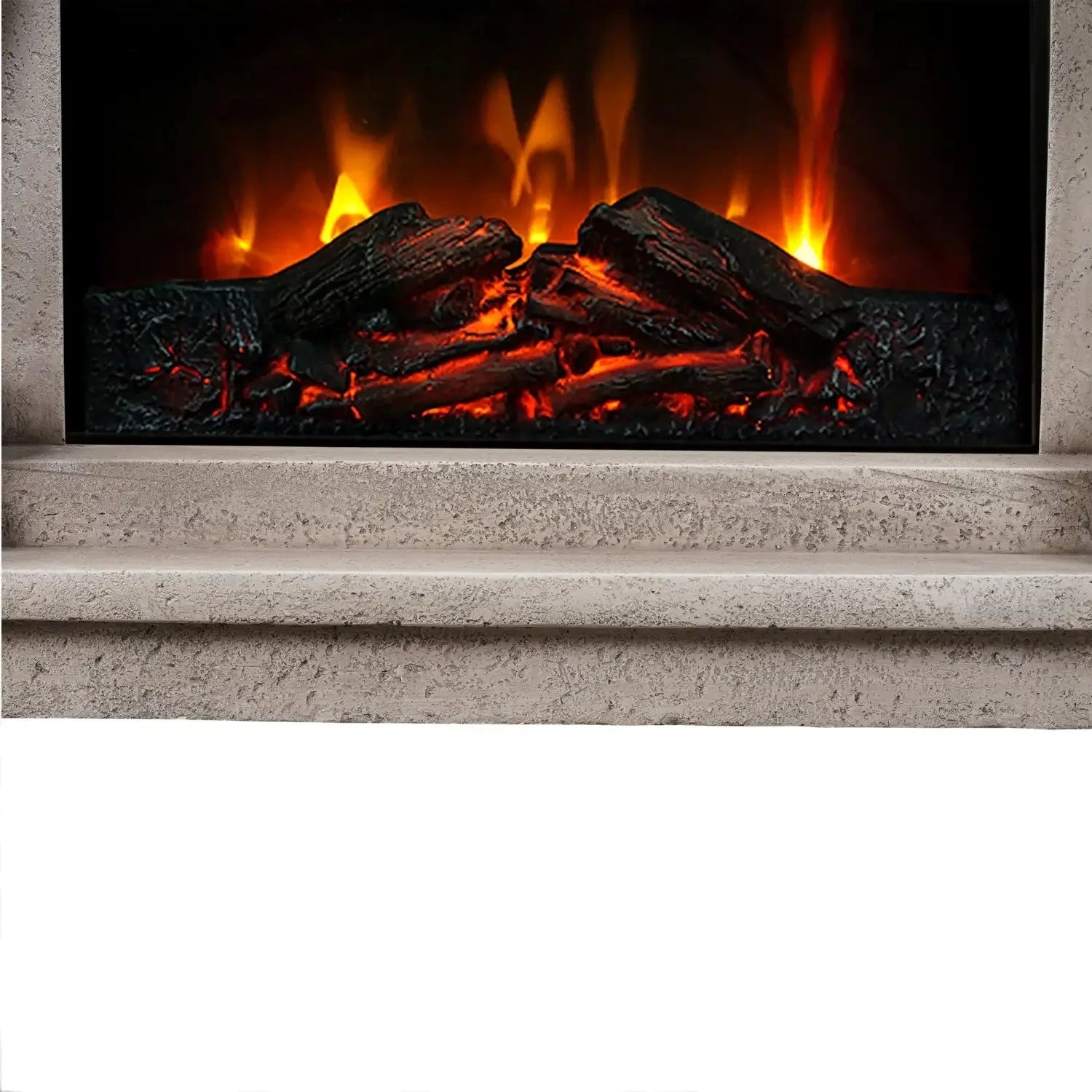 Logi - Elektrischer Kamin aus Polystone