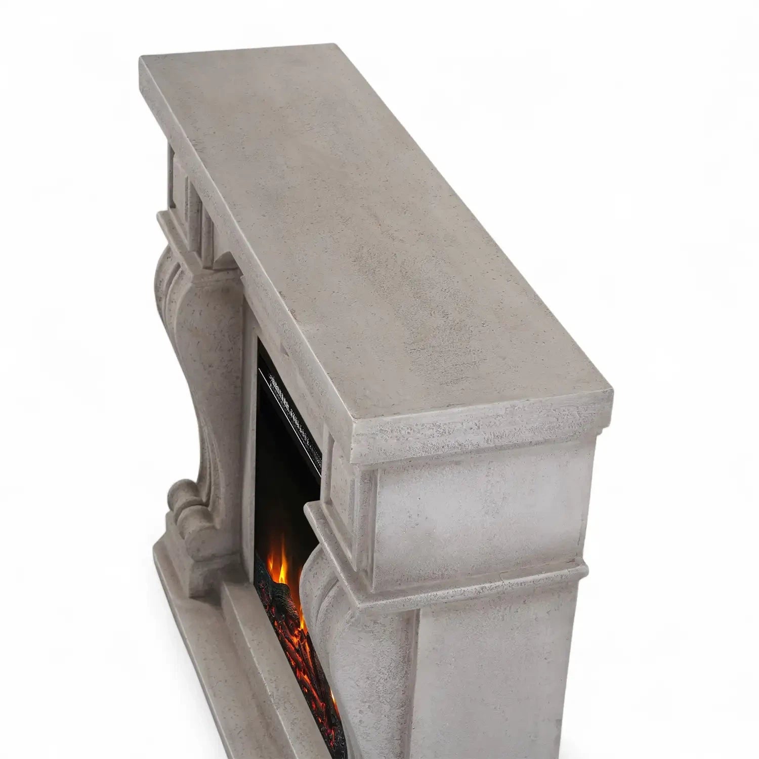 Logi - Elektrischer Kamin aus Polystone