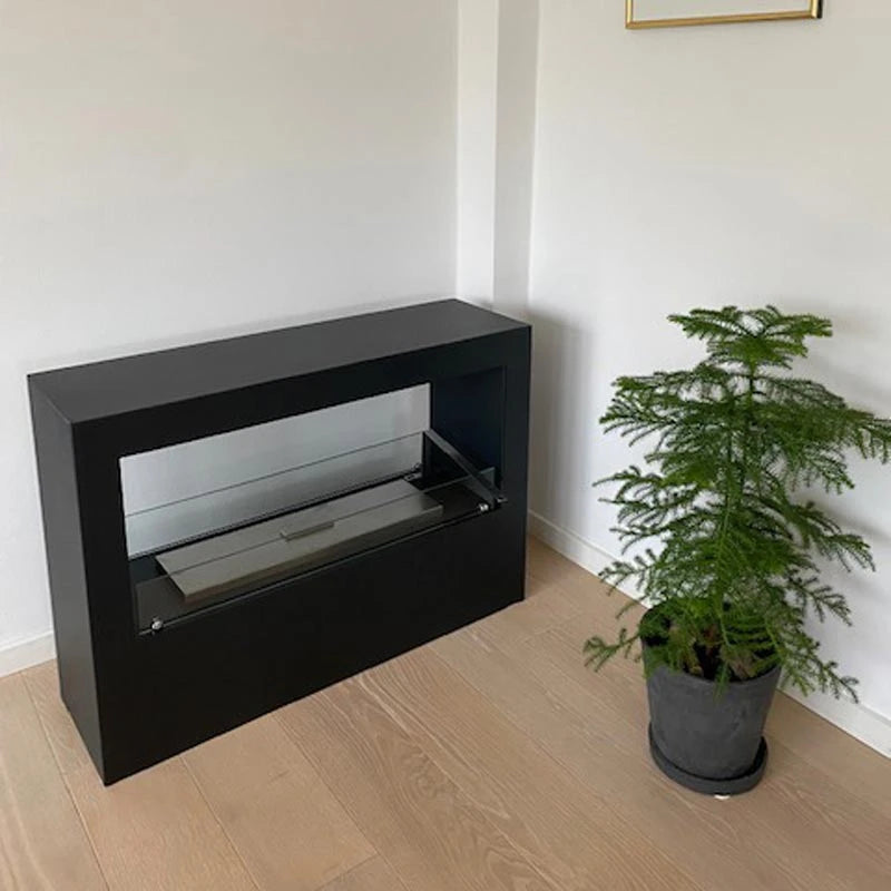 Lansing Ethanol Standkamin - Schwarz