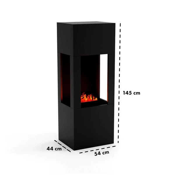 Böll Wasserdampf Kamin - Schwarz