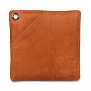Topflappen aus braunem Leder
