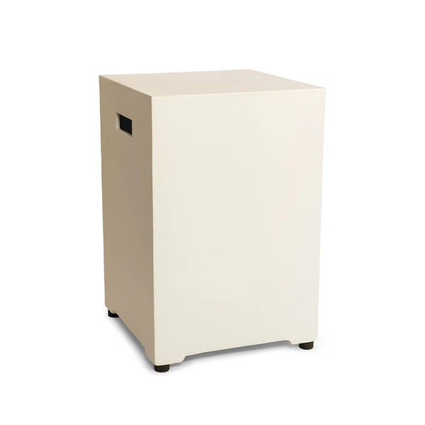 Abdeckung Quadrat Auster Beige – Gasflaschenabdeckung