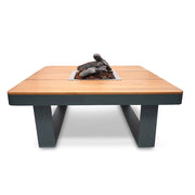 Horizon 95 Rauchiger Anthrazit – Quadratischer Gaskamin-Tisch