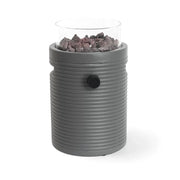 Lumi Groove Smokey Anthrazit – Gas-Tischkamin