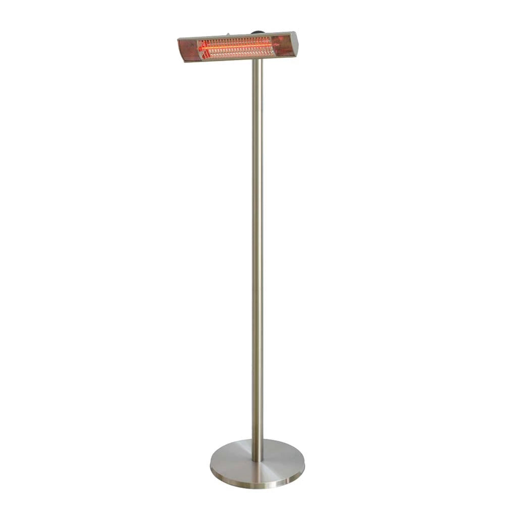 Terrassenheizung Bodenmodell 1500 W silber