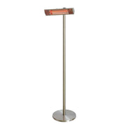 Terrassenheizung Bodenmodell 1500 W silber