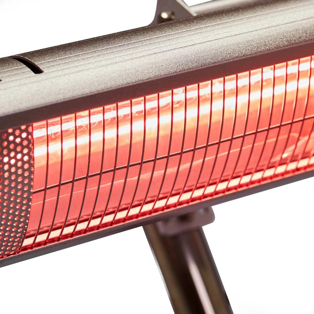 Terrassenheizung Bodenmodell 1500 W silber