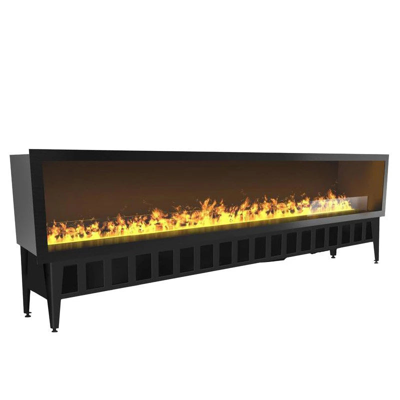 Incanto 2500 built-in water vapour fireplace by Magic-Fire with 250 cm flame line
