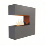 Schiller Wasserdampf Kamin - Grau