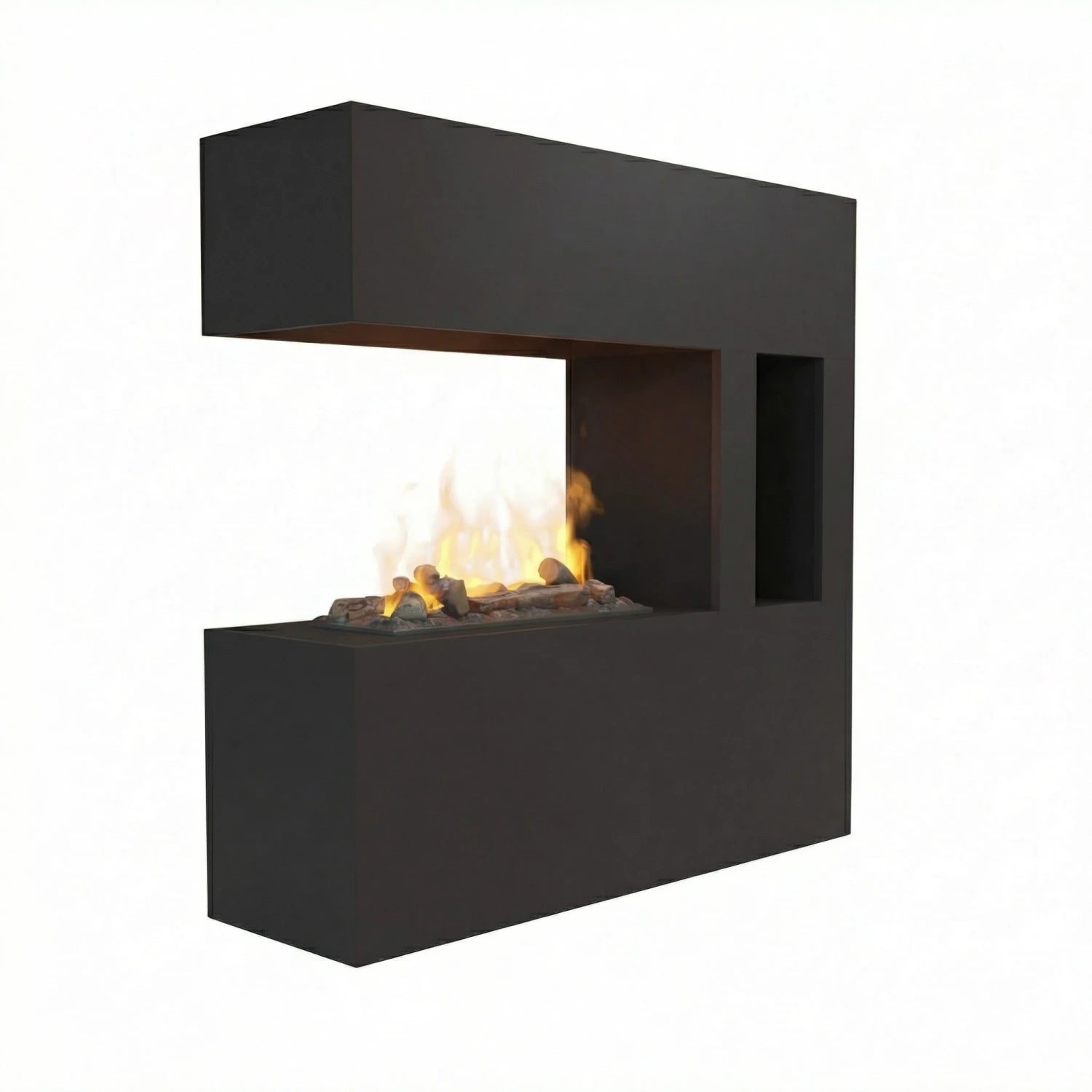 Schiller Pocket Wasserdampf Kamin - Schwarz