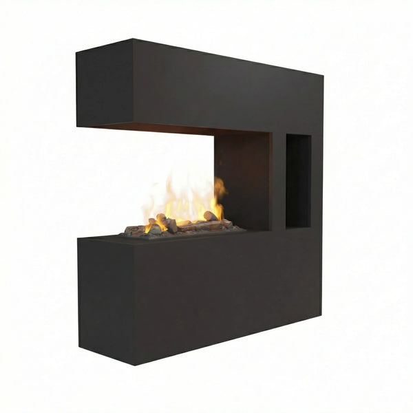 Schiller Pocket Wasserdampf Kamin - Schwarz