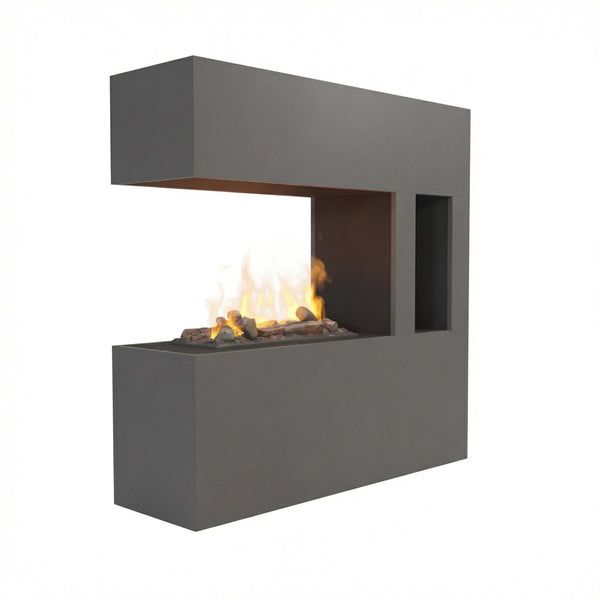 Schiller Pocket Wasserdampf Kamin - Grau
