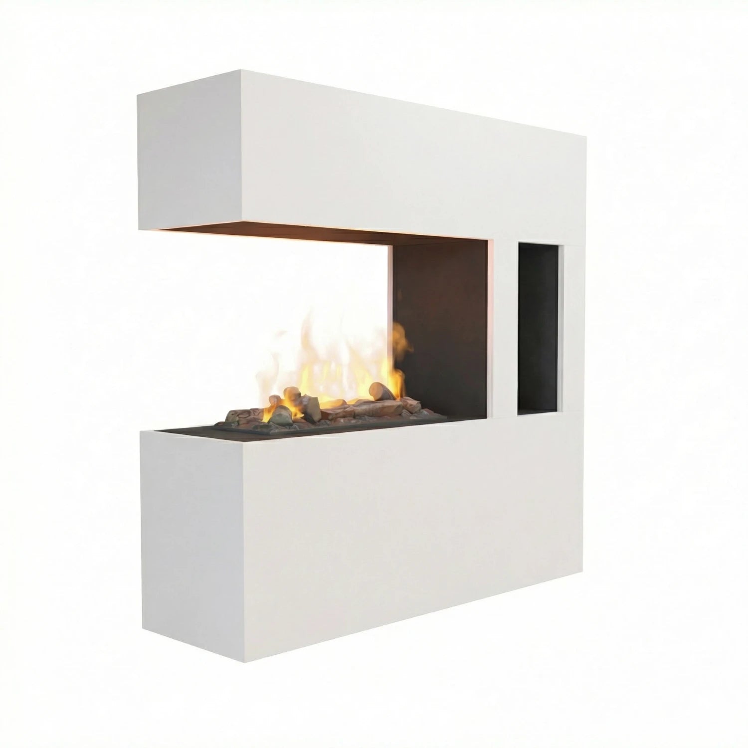Schiller Pocket Wasserdampf Kamin - Weiß
