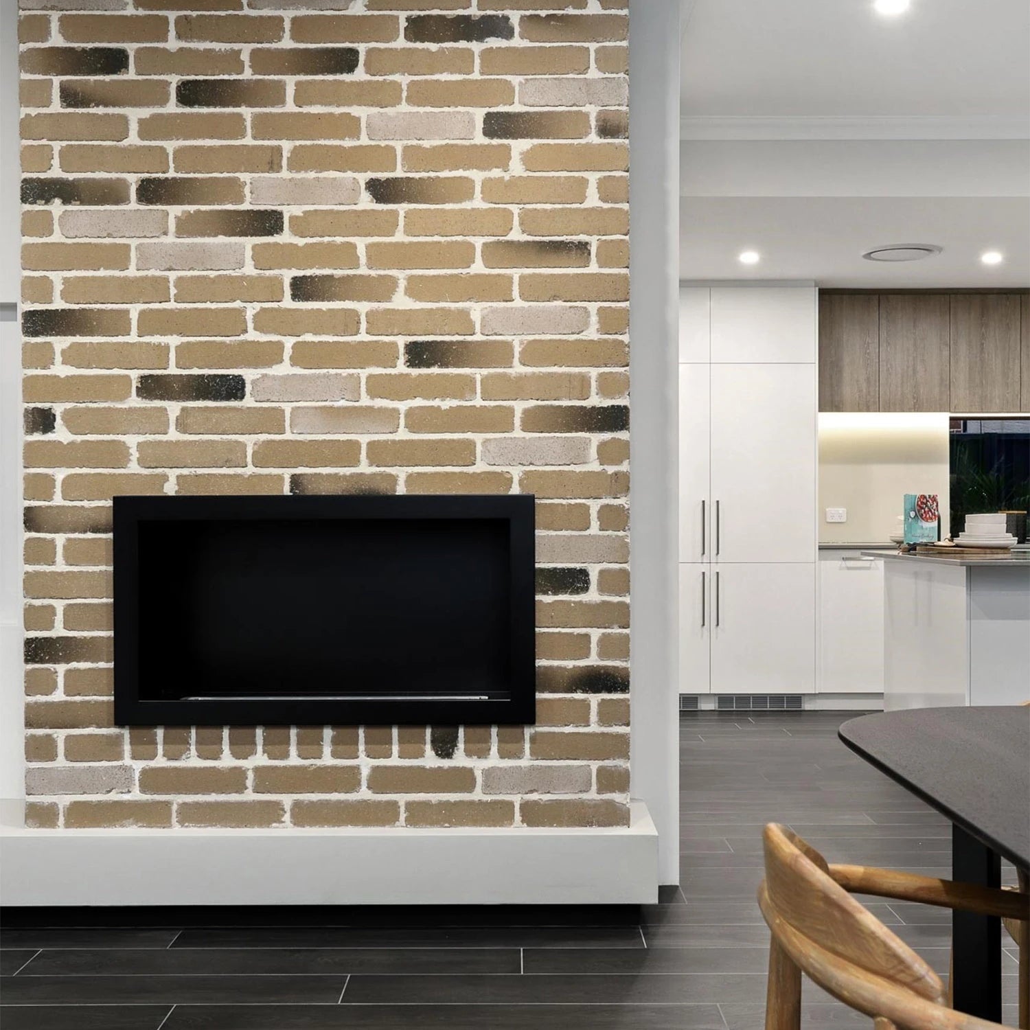 Icon Fires Slimline SFB1350 Schwarz