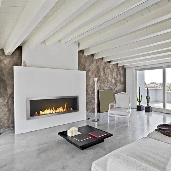 Icon Fires Slimline SFB1650 Stahl
