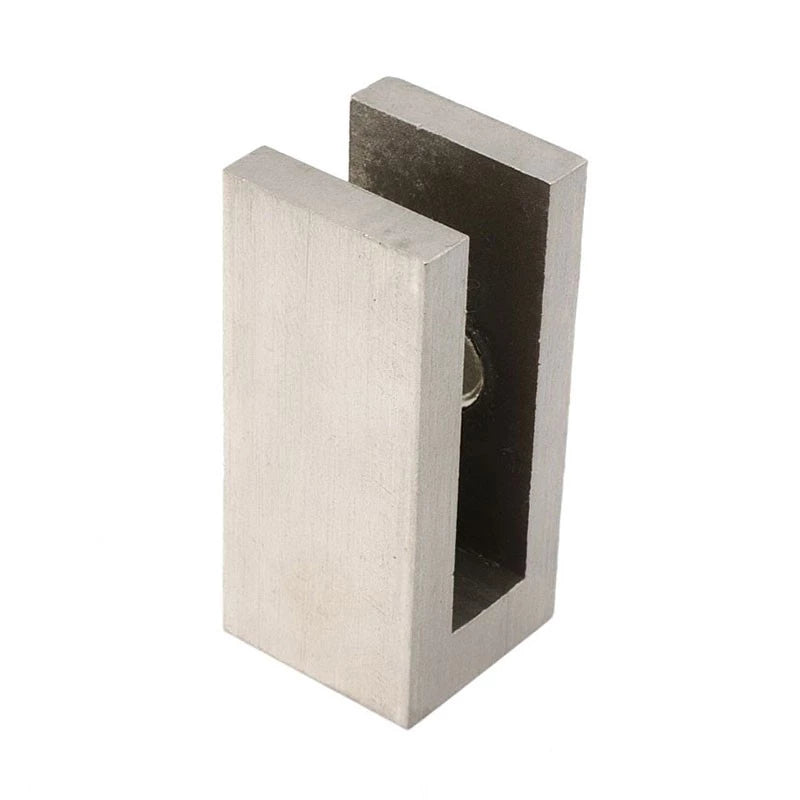 Quadratische Füße für Sicherheitsglas Stahl