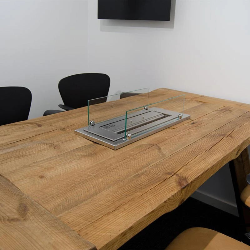 Stahlrahmen-Glas für Superior Brenner 100 cm