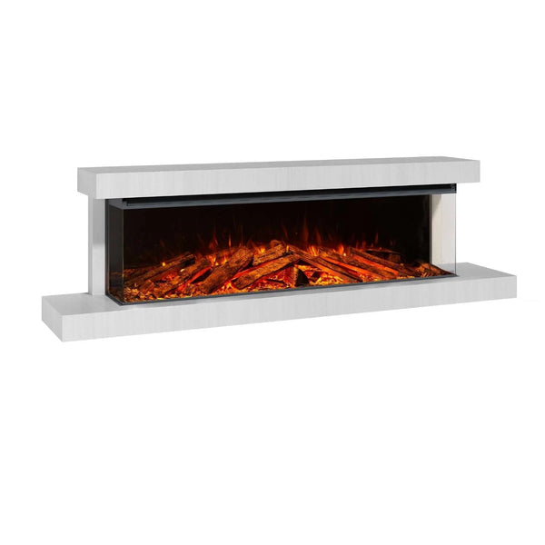 Lumen 1600 Wandkamin elektrisch – Kreide